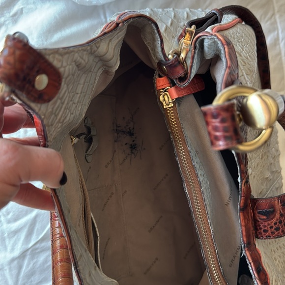 Brahmin Elisa Seashell Tri-Color Bag - Picture 6 of 10